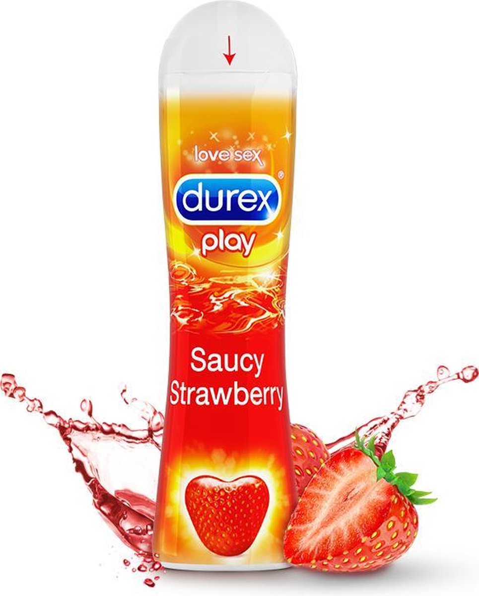 Durex Play Pleasure Gel Strawberry Glijmiddel 100 Ml 