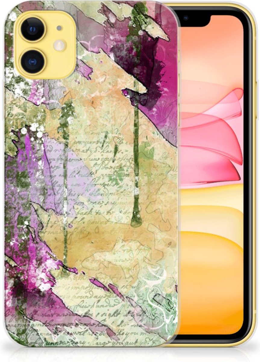 Hoesje maken Apple iPhone 11 Letter Painting