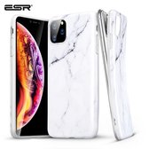 ESR Marble TPU marmer hoesje voor iPhone 11 Pro Max - wit