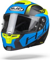 HJC RPHA 70 Vias Mc2Sf Grijs Blauw Fluo Geel Integraalhelm - Motorhelm - Maat XL