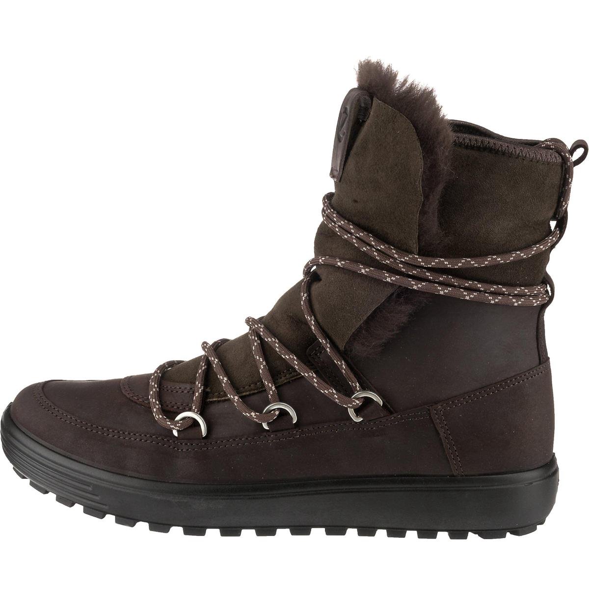 Ecco snowboots soft 7 tred w Chocoladebruin-37 | bol.com