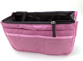 Bag in bag hand tas organizer – houd uw (hand) tas netjes en geordend! - 28cm * 9cm * 16.5cm – licht roze
