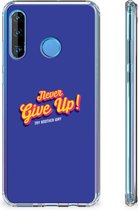Huawei P30 Lite Telefoonhoesje met tekst Never Give Up