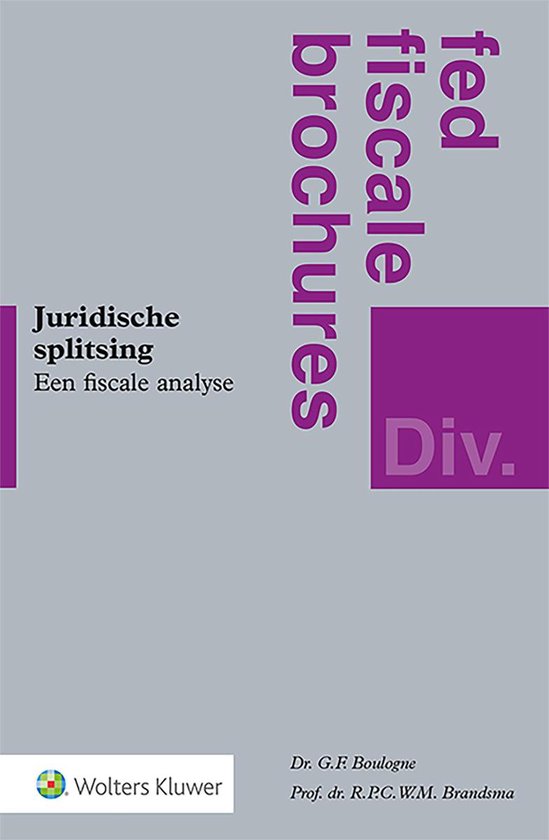 Juridische splitsing - G.F. Boulogne | Nextbestfoodprocessors.com