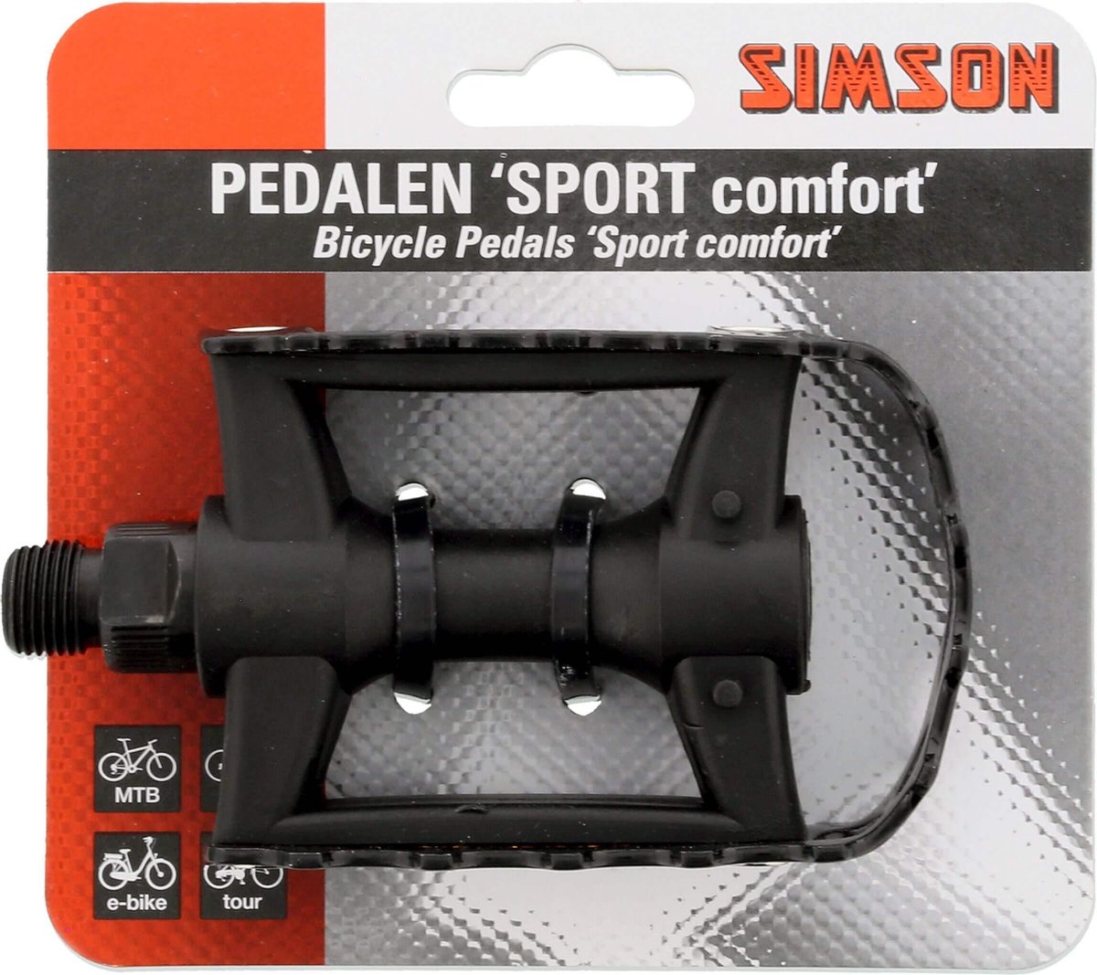 Simson RE0105A pedalen 'Sport Comfort'