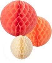 Talking Tables - Honeycombs Decoratieset Blush  Mix - 3 stuks