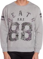 Death by zero grijze sweater - Maat XL