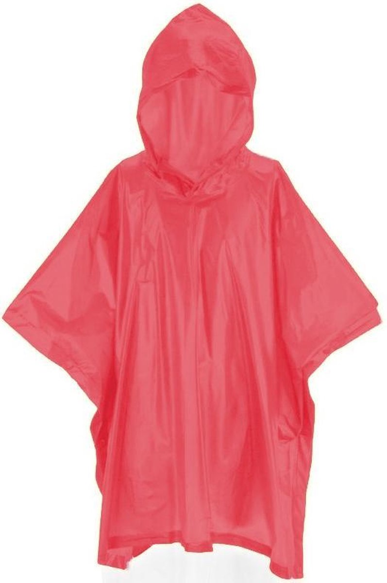 Free And Easy Regenponcho Junior One Size Rood - Free and Easy