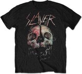 Slayer - Cleaved Skull heren unisex T-shirt zwart - L