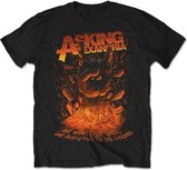 Asking Alexandria Heren Tshirt -L- Metal Hand Zwart