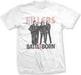 The Killers - Battle Born Heren T-shirt - XL - Wit