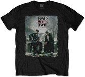 Bad Meets Evil Heren Tshirt -M- Burnt Zwart
