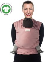 Babylonia Baby Carriers TRICOT-SLEN Écharpe De Portage, 100% Coton Biologique, Porte-Bébé De La Naissance Jusqu'à 4 Ans, Couleur Soft Pink