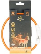 Duvo+ Flash light halsband 45 cm Oranje