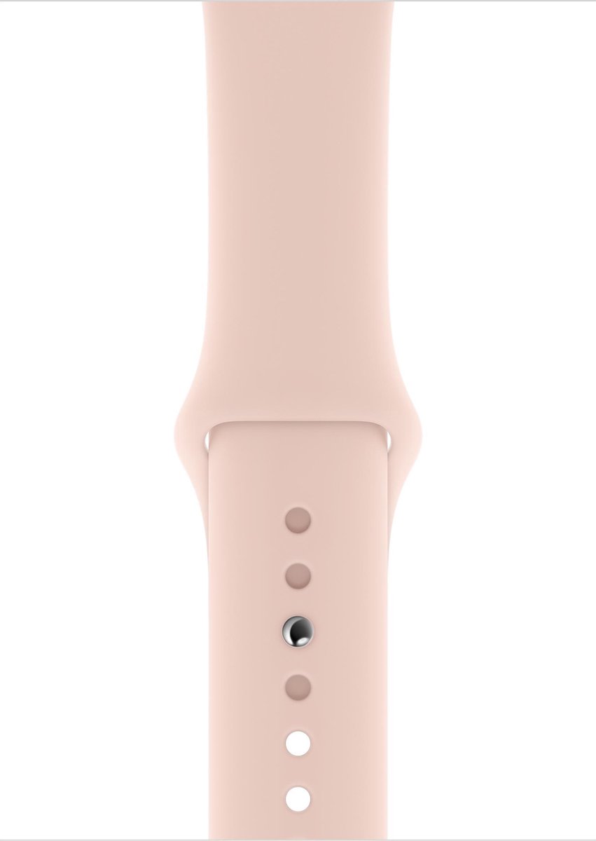 Apple Watch Series 5 GPS + Cellular - Smartwatch dames - 44mm - Goud/roze |  bol.com