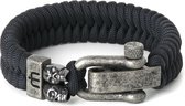 Musthef Dusty Antraciet Skull mannen armband