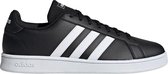 adidas Grand Court Base - Heren Sneakers - Zwart - Maat 46