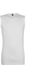 Alan Red Heren Tanktop Heren Hemd Minto Wit V-hals Slim Fit 2-Pack - M