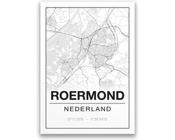 Poster/plattegrond ROERMOND - A4