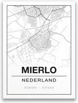 Poster/plattegrond MIERLO - A4