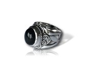 Zilveren ring Black Onyx