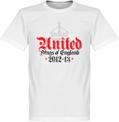 Manchester United Kings Of Engeland T-Shirt 2012-2013 - XL