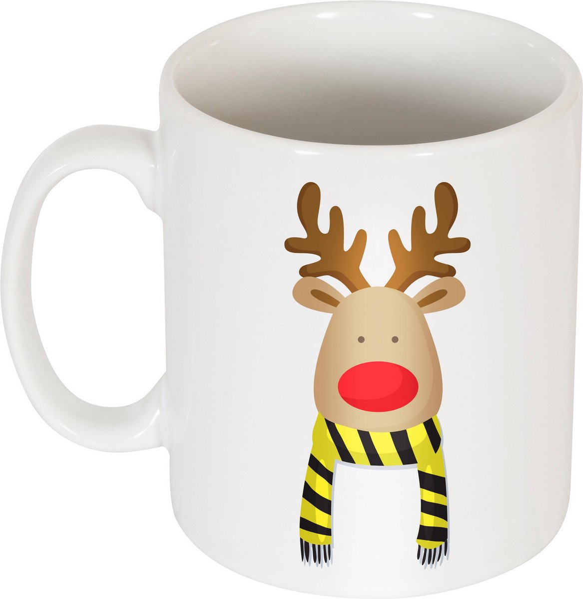 Reindeer Supporter Mok - Geel/Zwart