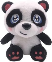 Splash Toys Cuties Knuffel Panda 25 Cm Wit/zwart
