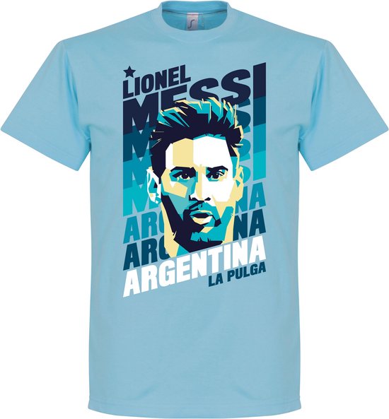 T-shirt Messi Argentina Portrait - XS