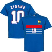 Frankrijk 1998 Retro T-Shirt + Zidane 10 - M