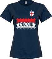 Engeland Dames Team T-Shirt - Navy - XL