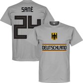 Duitsland Sané 24 Team T-Shirt - Grijs - L