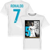 Ronaldo 5X Ballon D'Or T-Shirt - L