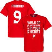 Liverpool Firmino Walk On T-Shirt - Rood - XXXL