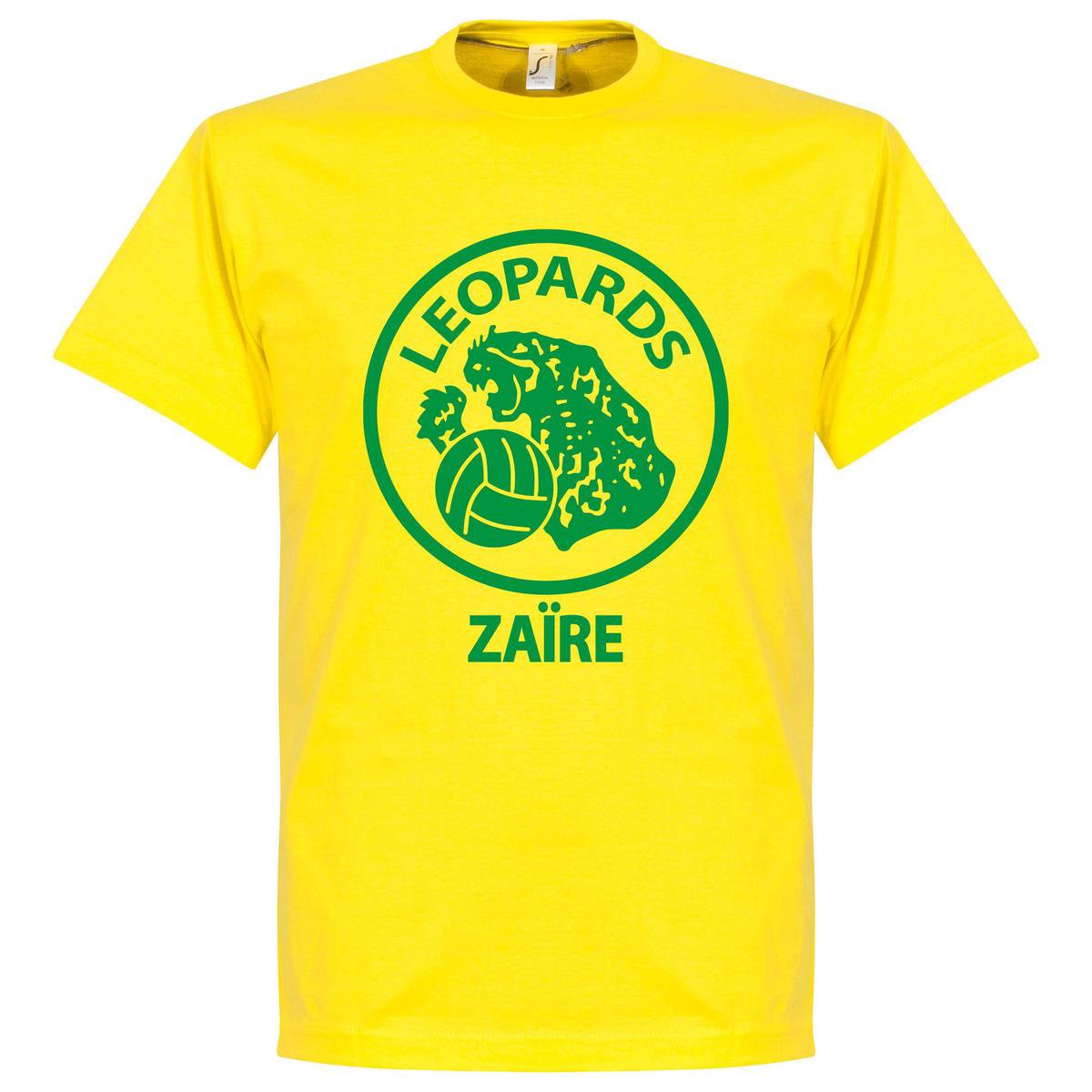 Zaire Leopards T-Shirt - Geel - S