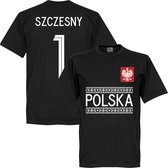 Polen Szczesny Keeper Team T-Shirt - Zwart - XL