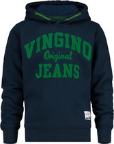 Vingino Jongens Hoodie - Dark Blue - Maat 128