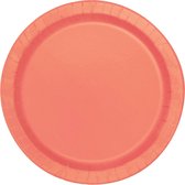 Haza Original Feestborden Oranje 18 Cm 16-stuks