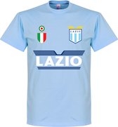 Lazio Roma Team T-Shirt - Licht Blauw - M