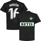 Real Betis Moron 16 Team T-Shirt - Zwart - XXL