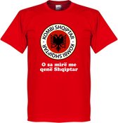Albanië Slogan Logo T-Shirt - XXXL