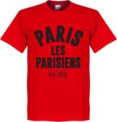 Paris Saint Germain Established T-Shirt - Rood  - XL
