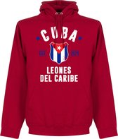 Cuba Established Hooded Sweater - Rood - S