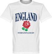 Engeland Rugby T-Shirt - Wit - Kinderen - 140