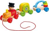 Hape Driedelige Houten trek trein