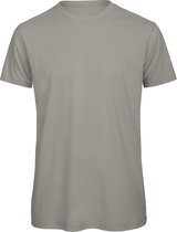 Senvi 5 pack T-Shirt -100% biologisch katoen - Kleur: Licht Grijs L