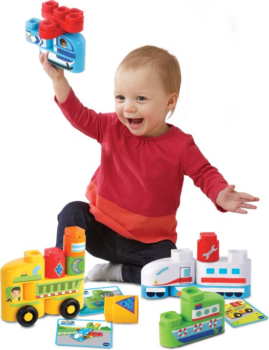 VTech Bla bla block Mes premiers véhicules - Briques & blocs - Rue du Commerce - inactif