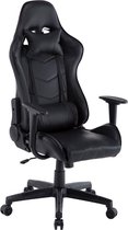 Alora Gaming stoel Monaco - Zwart - Met Nekkussen & Verstelbaar Rugkussen - Bureaustoel - Gamestoel - Game Stoel - Gaming Chair