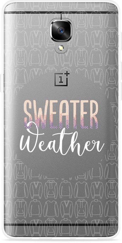 OnePlus 3 / OnePlus 3T Hoesje Sweater Weather - Designed by Cazy | bol.com