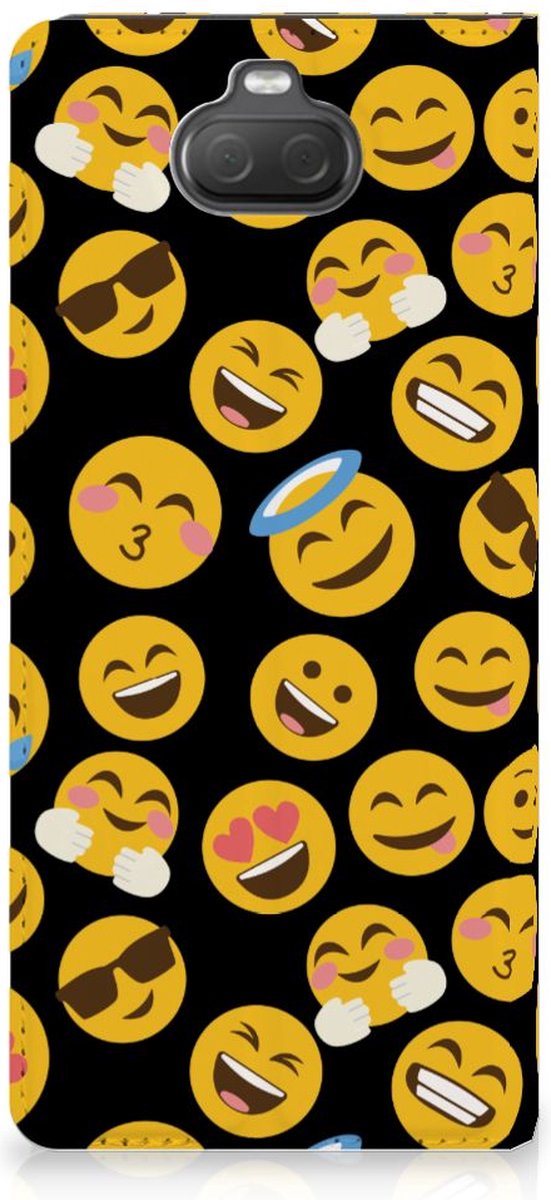 Sony Xperia 10 Hoesje met Magneet Emoji